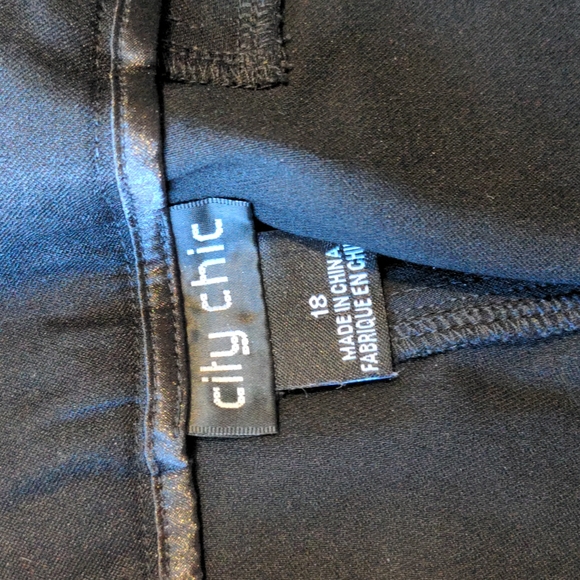 City Chic Black work pants size AU18 - Picture 4 of 7